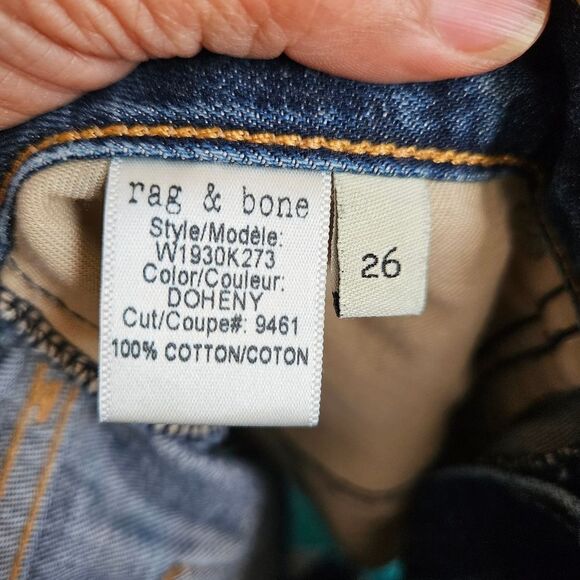 rag & bone doheny cut off denim short - Picture 6 of 8